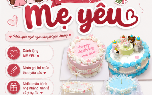 Bánh Kem Hàn Quốc Tặng Mẹ Yêu – Món Quà Ngọt Ngào Thay Lời Cảm Ơn