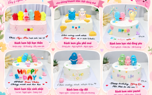 Bánh Kem Hình Cute – Những Mẫu Bánh Sinh Nhật Dễ Thương Tại Kim Yến