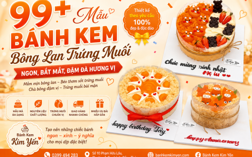 99+ Mẫu Bánh Kem Bông Lan Trứng Muối Ngon, Bắt Mắt Được Yêu Thích