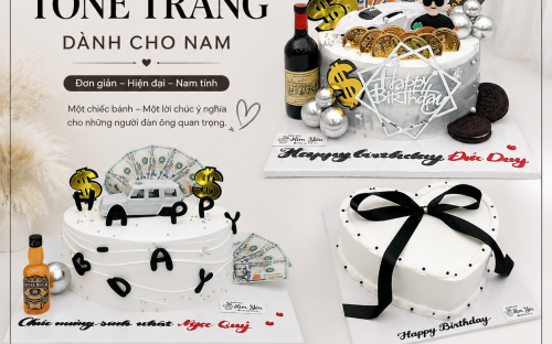 Bánh Kem Tone Trắng Dành Cho Nam – Vẻ Đẹp Tối Giản Nhưng Đầy Đẳng Cấp