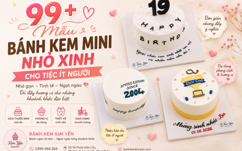 99+ Mẫu Bánh Kem Mini Nhỏ Xinh Cho Tiệc Ít Người
