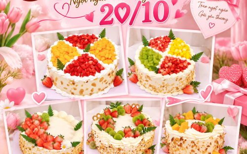Bánh Kem Bắp 20/10 – Món Quà Ngọt Ngào Dành Tặng Người Thương