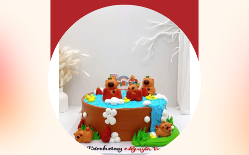 Mẫu bánh kem dành cho bé trai 8 tuổi đẹp và ấn tượng