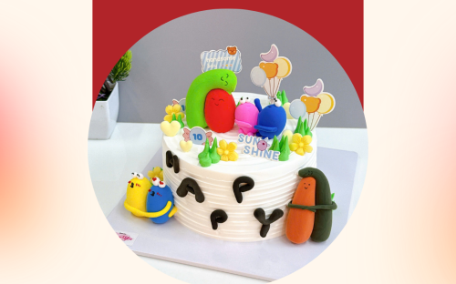 Tổng hợp mẫu bánh kem nhây bựa style Hàn Quốc hot TikTok tại Bánh Kem Kim Yến