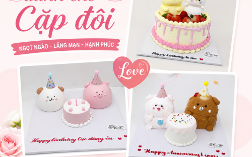Bánh Kem Cặp Đôi – Món Quà Ngọt Ngào Lưu Giữ Những Khoảnh Khắc Yêu Thương