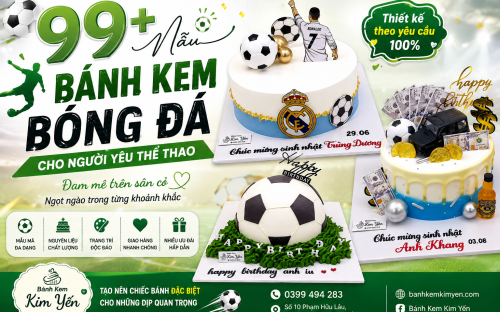 99+ Mẫu Bánh Kem Bóng Đá Cho Người Yêu Thể Thao