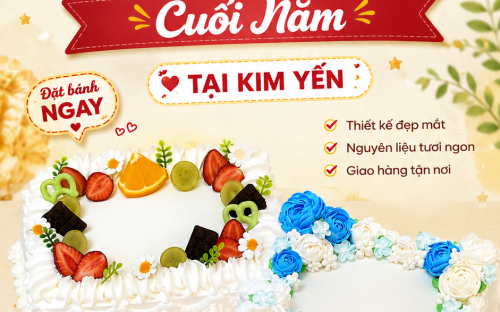 Bánh Kem Trái Cây Dành Tặng Tổng Kết Cuối Năm – Xu Hướng Được Yêu Thích Tại Bánh Kem Kim Yến