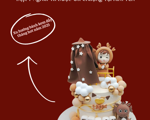 Top Mẫu Bánh Kem Đầy Tháng Hot Năm 2025 – Mẫu Đẹp, Ý Nghĩa Và Được Ưa Chuộng Tại Kim Yến