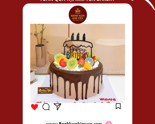 MẪU BÁNH KEM TRÁI CÂY HOT NHẤT TUẦN QUA TẠI KIM YẾN BAKERY
