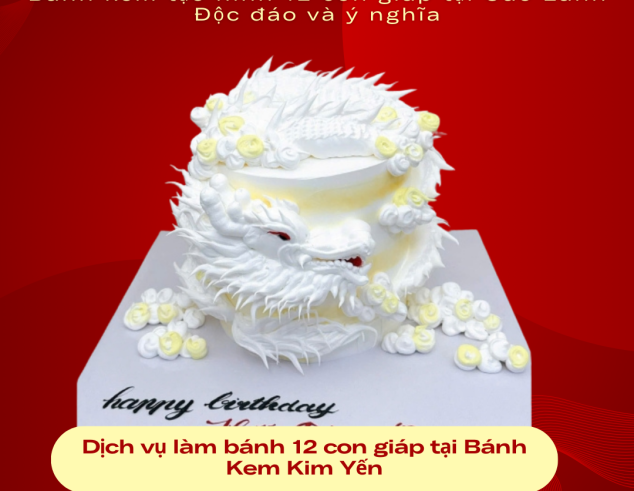 Bánh kem tạo hình 12 con giáp tại Cao Lãnh – Độc đáo và ý nghĩa