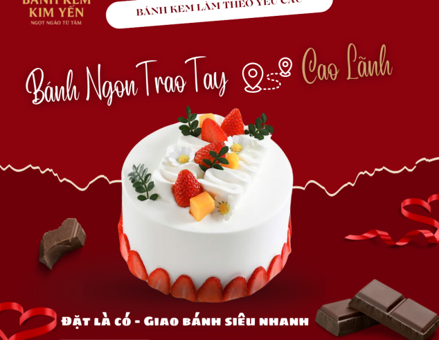 Làm bánh theo yêu cầu tại Cao Lãnh – Bánh ngon, mẫu đẹp, đúng ý bạn!