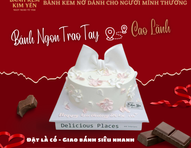 Bánh kem ngon ở Cao Lãnh – Mẫu đẹp, vị ngon tại Bánh Kem Kim Yến!