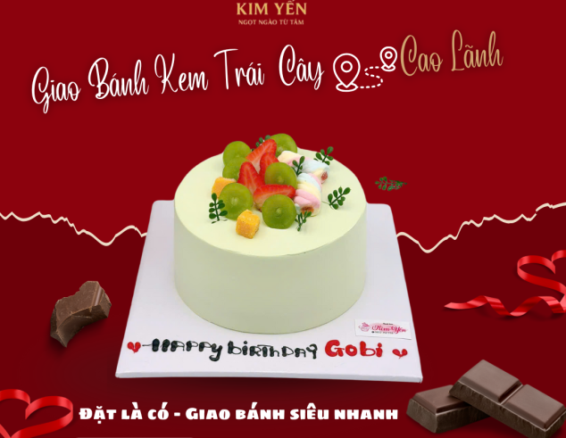 Giao bánh sinh nhật trái cây tại Cao Lãnh – Quà tặng ngọt lành, đẹp mắt và đầy tinh tế!