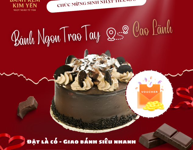 Giao bánh ngon tại Điện Biên Phủ – Nhanh, tươi, chuẩn vị từ Tiệm Bánh Kem Kim Yến!
