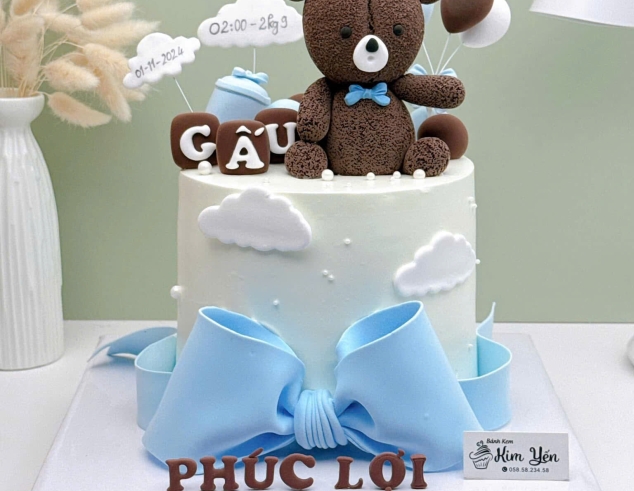 Bánh Kem Fondant Thôi Nôi – Mẫu Bánh Đẹp Cho Ngày Đặc Biệt