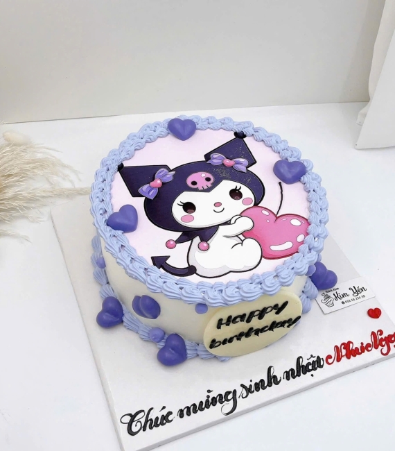 Bánh sinh nhật dành cho bé gái 8 tuổi yêu thích kô rô mi