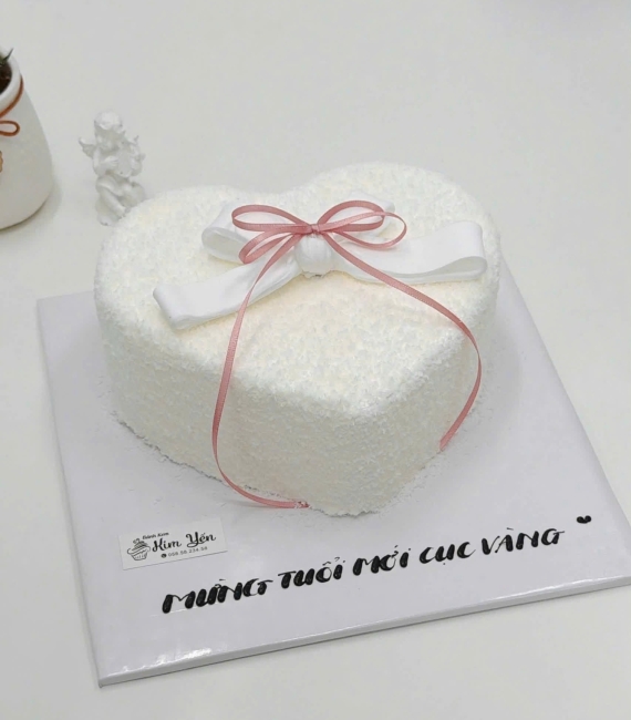 Bánh kem trái tim dành cho tình yêu 