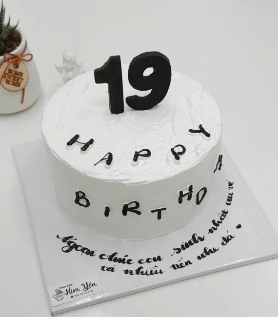 Bánh kem hàn quốc lên 19 tuổi 