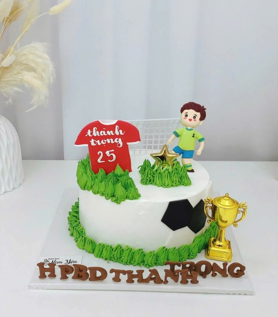 Bánh kem dành cho bé trai yêu thích xe hiện tại 