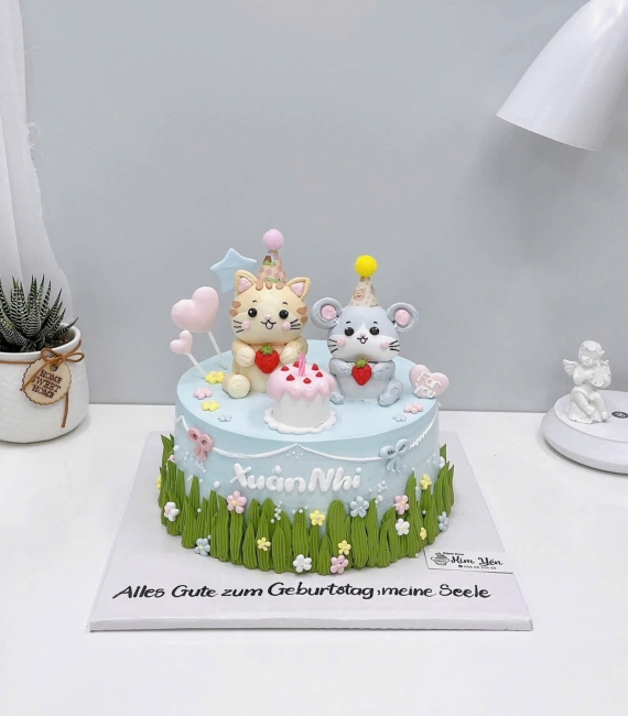 Bánh kem hàn quốc mẫu đẹp cho cặp đôi 