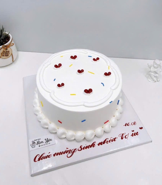 Bánh kem tặng sinh nhật vợ yêu mẫu đẹp 