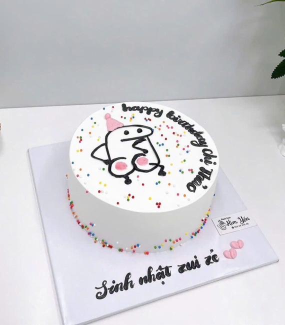 Bánh kem hàn quốc tặng mẫu bánh basic 