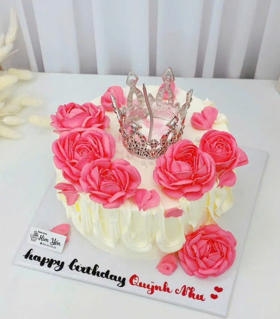 Bánh kem đẹp cho nữ mừng 29 tuổi sinh nhật 