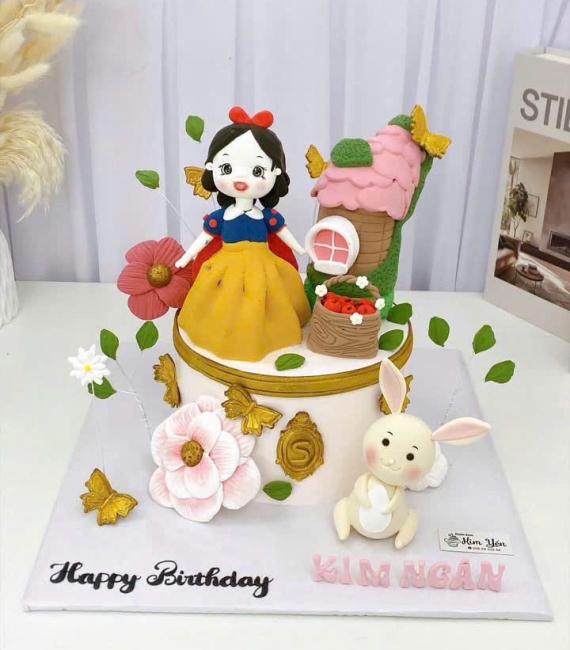 Bánh sinh nhật bé gái mẫu bánh cao cấp 