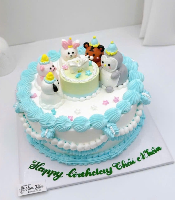 Bánh kem hàn quốc mẫu bánh dễ thương 