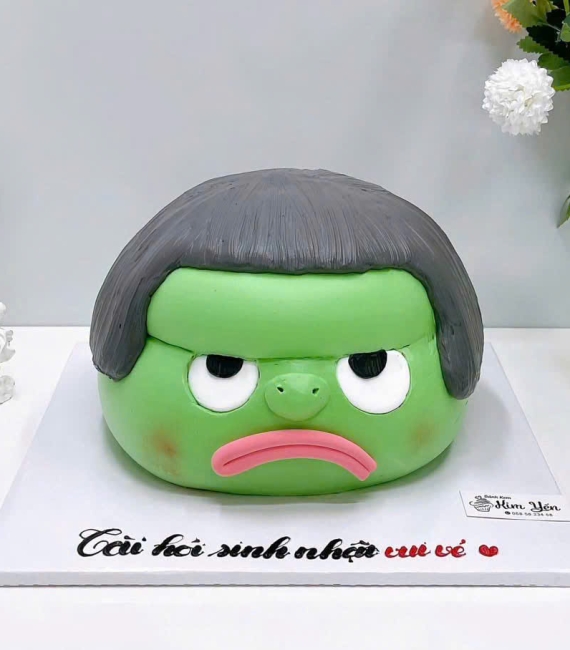Bánh kem hàn quốc mặt xấu đáng yêu 