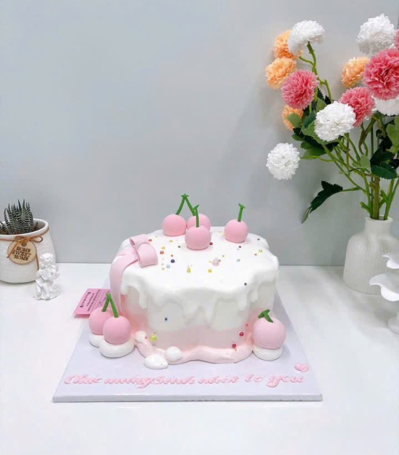 Bánh kem hàn quốc tạo quả đáng yêu 