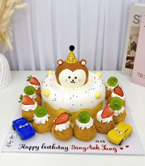 Bánh kem hàn quốc kết hợp bánh su dai siêu hot 