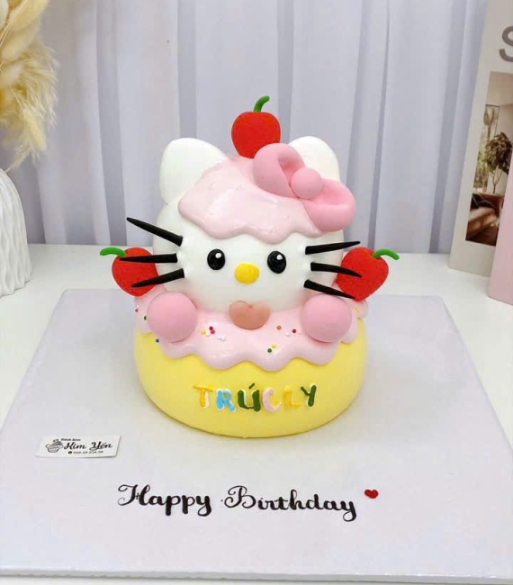 Bánh kem hàn quốc tạo hình dành cho bé gái đáng yêu 