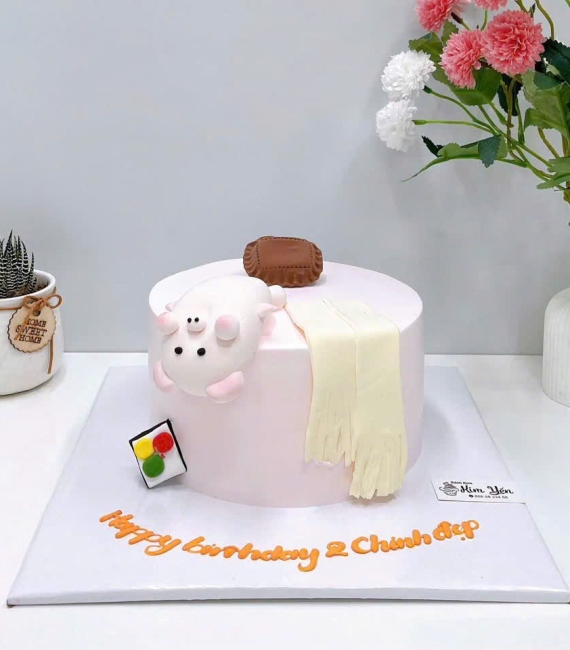 Bánh sinh nhật dễ thương cho bé gái 