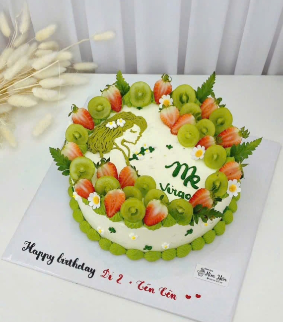 Bánh trái cây tặng mẹ kết hợp matcha siêu hot 