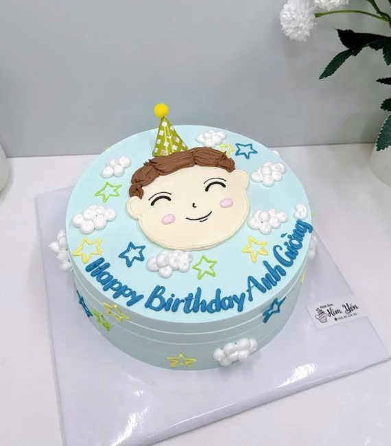 Bánh kem hàn quốc tạo tặng cho anh trai 
