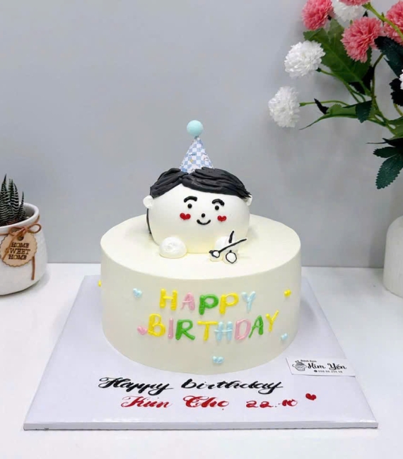 Bánh kem dành cho nam dễ thương hot 