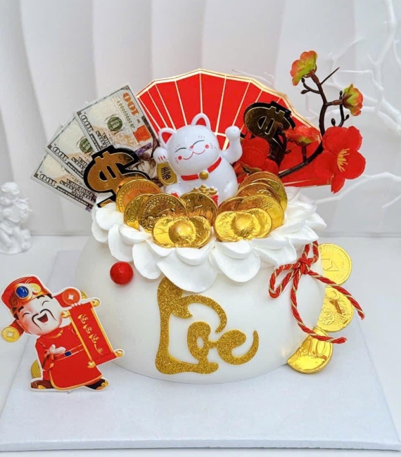 Bánh kem khai trương