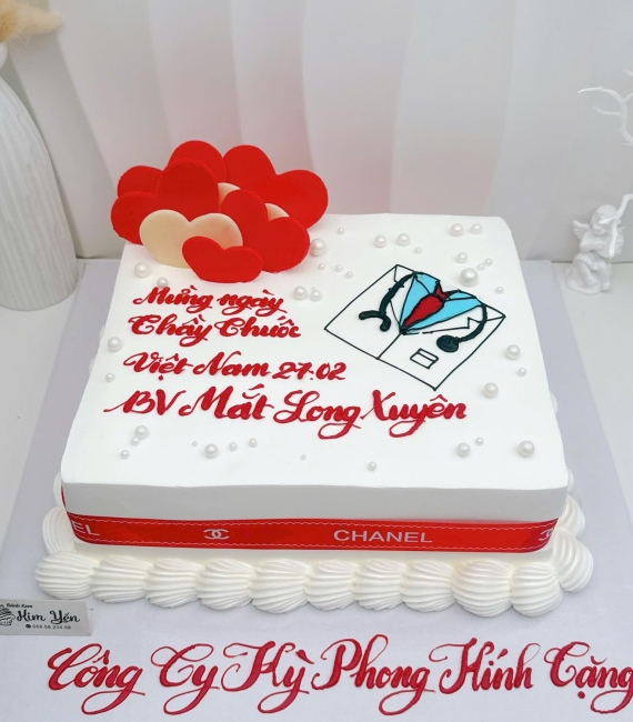 Bánh kem chúc mừng ngày thầy thuốc