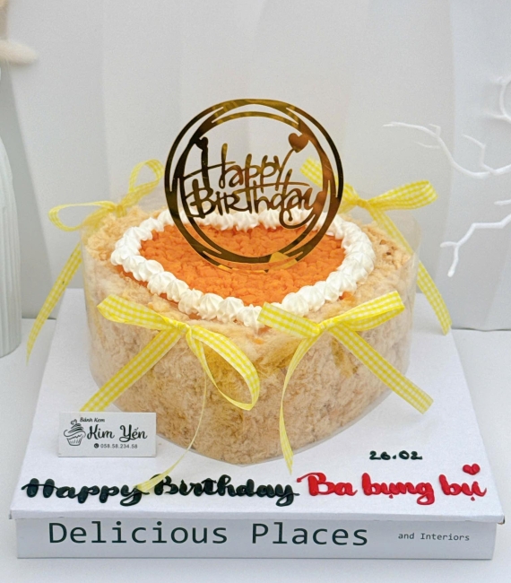 Bánh bông lan tặng bụng bự