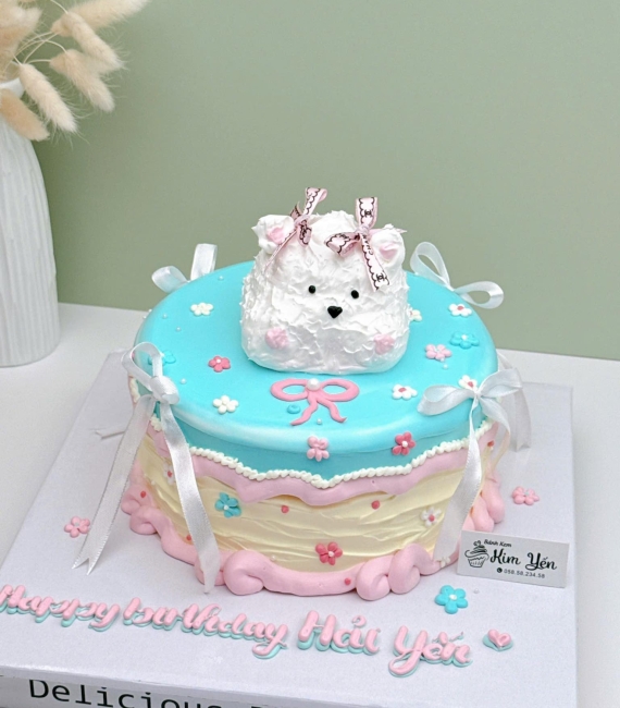 Bánh Kem trang trí đang yêu cho bé gái