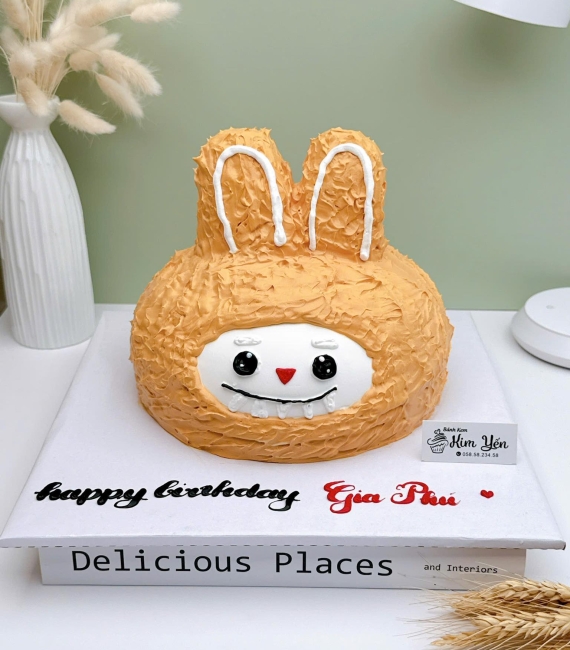 Bánh Kem labubu cho bé gái 