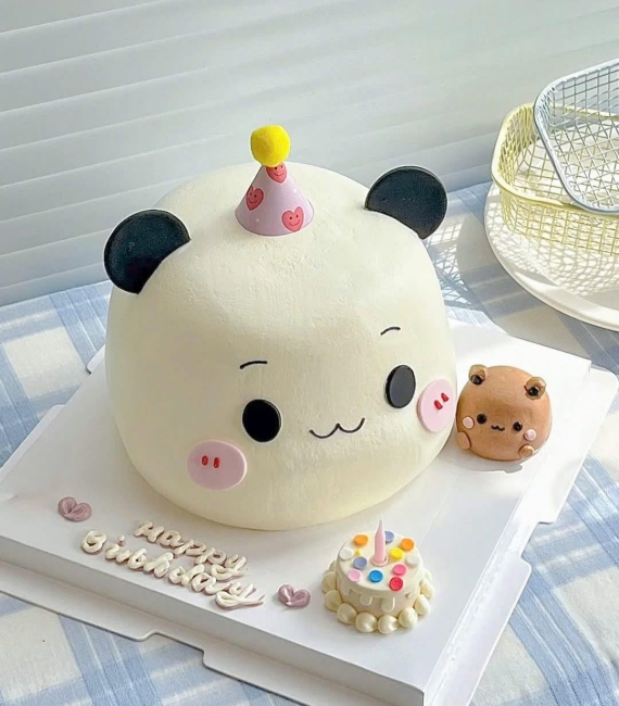 Bánh Kem Hàn Quốc  hồng dễ thương