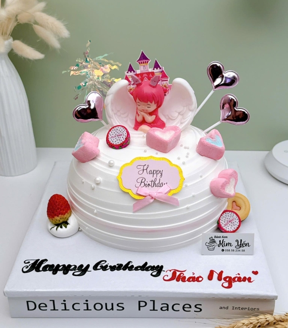Bánh Kem công chúa cho bé gái đáng yêu 