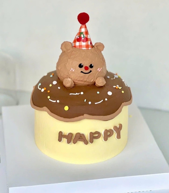 Bánh sinh nhật chú gấu đáng yêu