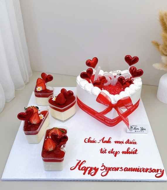 Sét bánh tặng người yêu