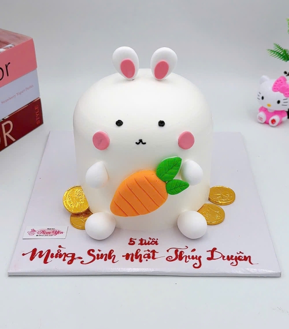 Mẫu bánh thôi nôi tạo hình chú thỏ