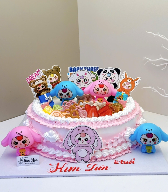 Mẫu bánh dành cho bé yêu thích labubu