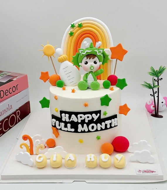 Mẫu bánh thôi nôi dành cho bé trai