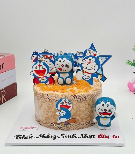 Mẫu bánh bông lan trứng muối tặng chị yêu